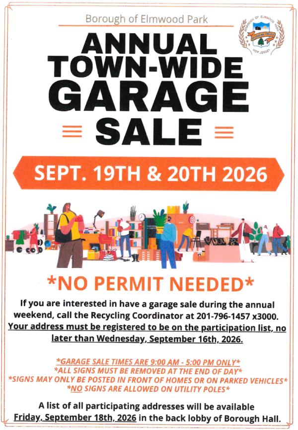 Garage Sale flyer