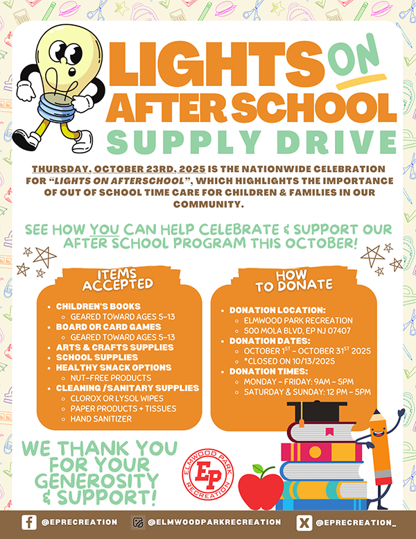 Lights On After School flyer