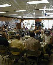 seniors playing bingo