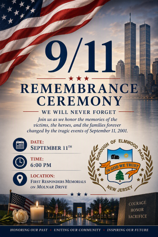 September 11 Ceremony flyer