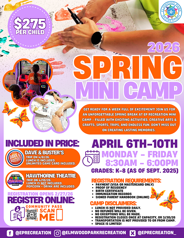 Spring Minicamp flyer