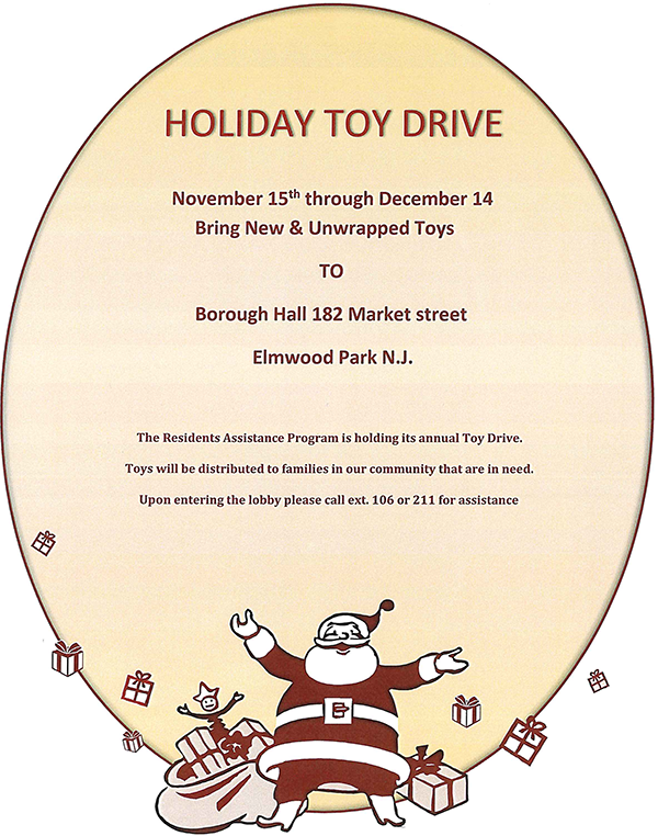 toy drive flyer